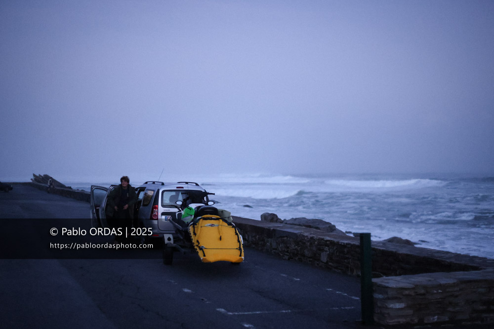 Raoul Torre, pendant la session du 13 décembre 2025 à Guéthary, France (Photo Pablo ORDAS)