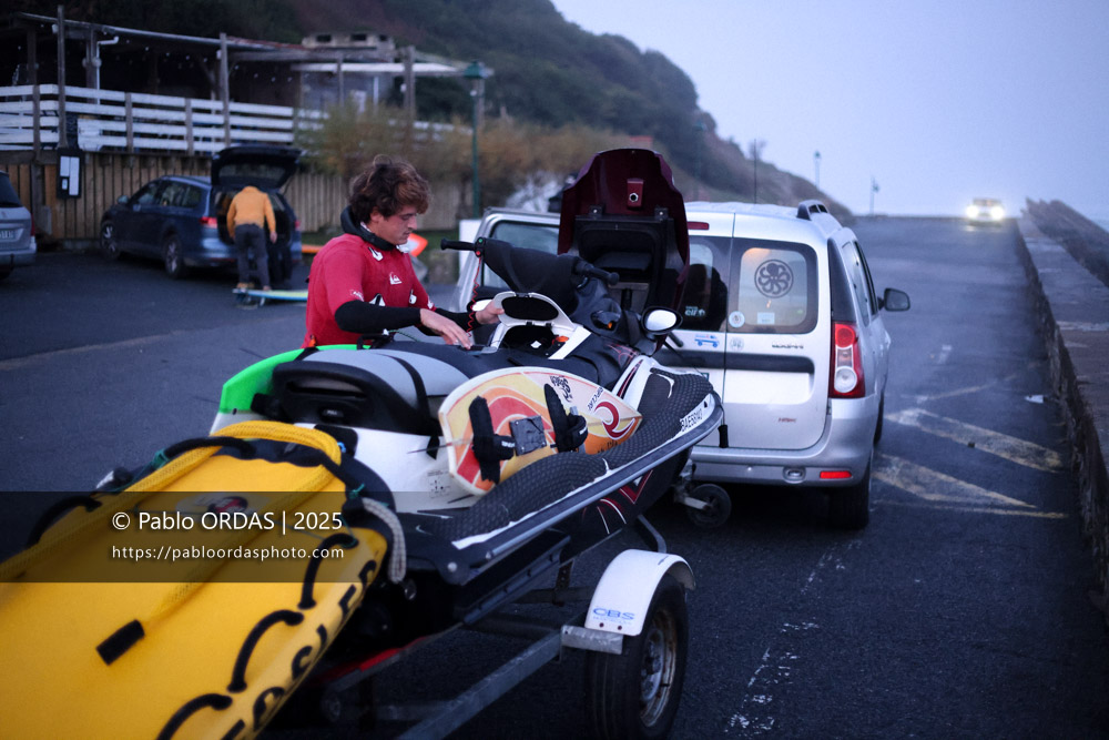 Raoul Torre, pendant la session du 13 décembre 2025 à Guéthary, France (Photo Pablo ORDAS)
