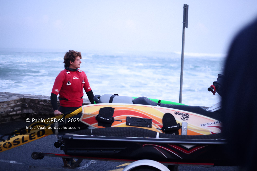 Raoul Torre, pendant la session du 13 décembre 2025 à Guéthary, France (Photo Pablo ORDAS)