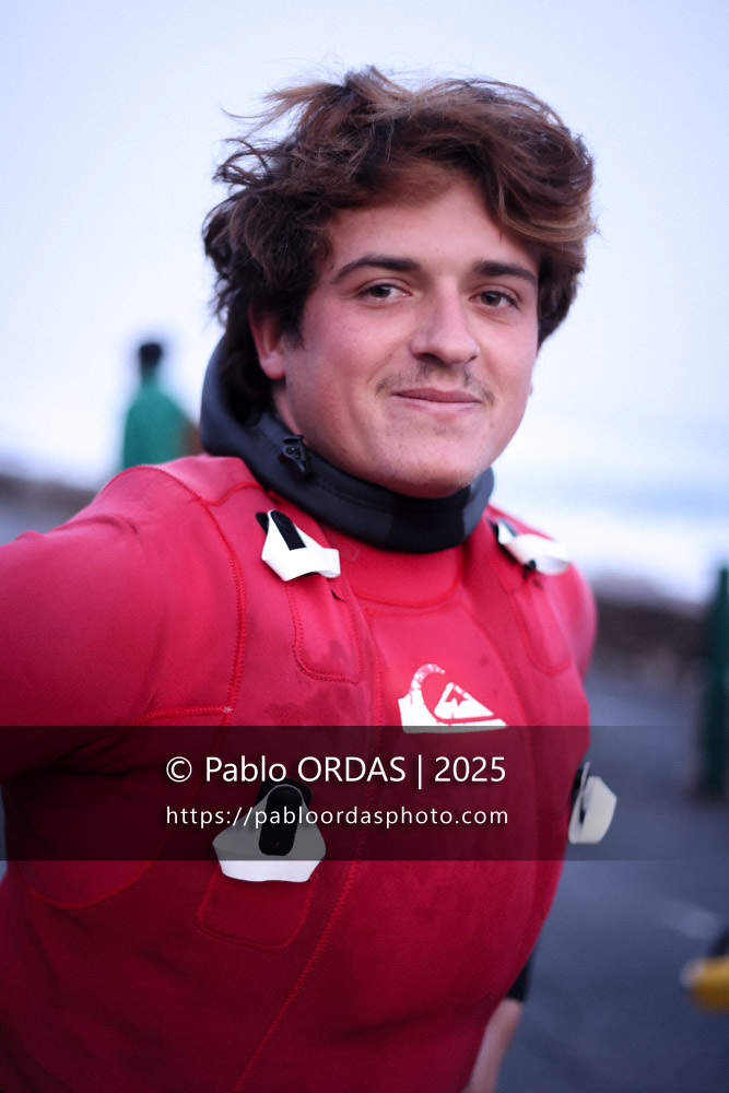 Raoul Torre, pendant la session du 13 décembre 2025 à Guéthary, France (Photo Pablo ORDAS)
