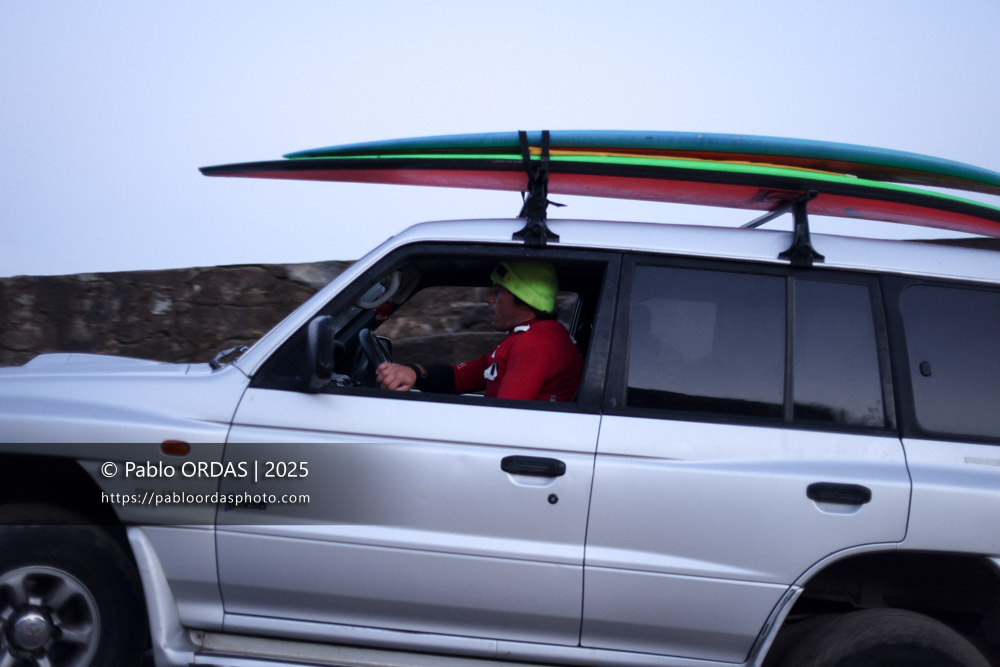 Andony Abaigar, pendant la session du 13 décembre 2025 à Guéthary, France (Photo Pablo ORDAS)