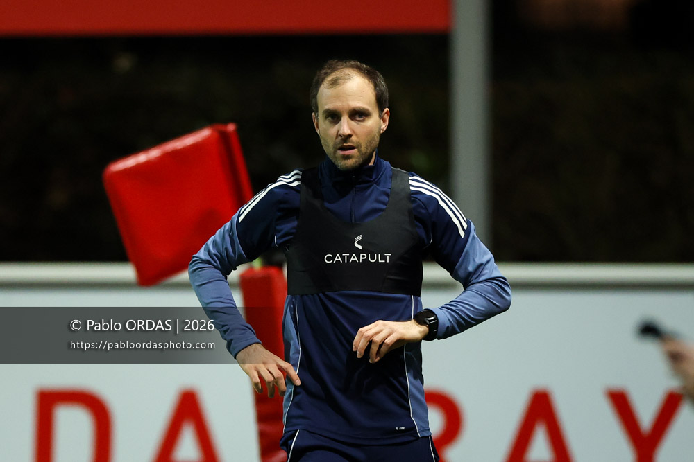 Pierre-Baptiste Nuchy, lors du match de Pro D2 entre le Biarritz olympique et Soyaux Angoulême, le 16 janvier 2026 au stade Aguiléra de Biarritz, France (Photo Pablo ORDAS)