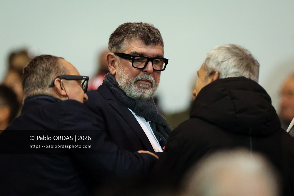 Yves Audo, lors du match de Pro D2 entre le Biarritz olympique et Soyaux Angoulême, le 16 janvier 2026 au stade Aguiléra de Biarritz, France (Photo Pablo ORDAS)