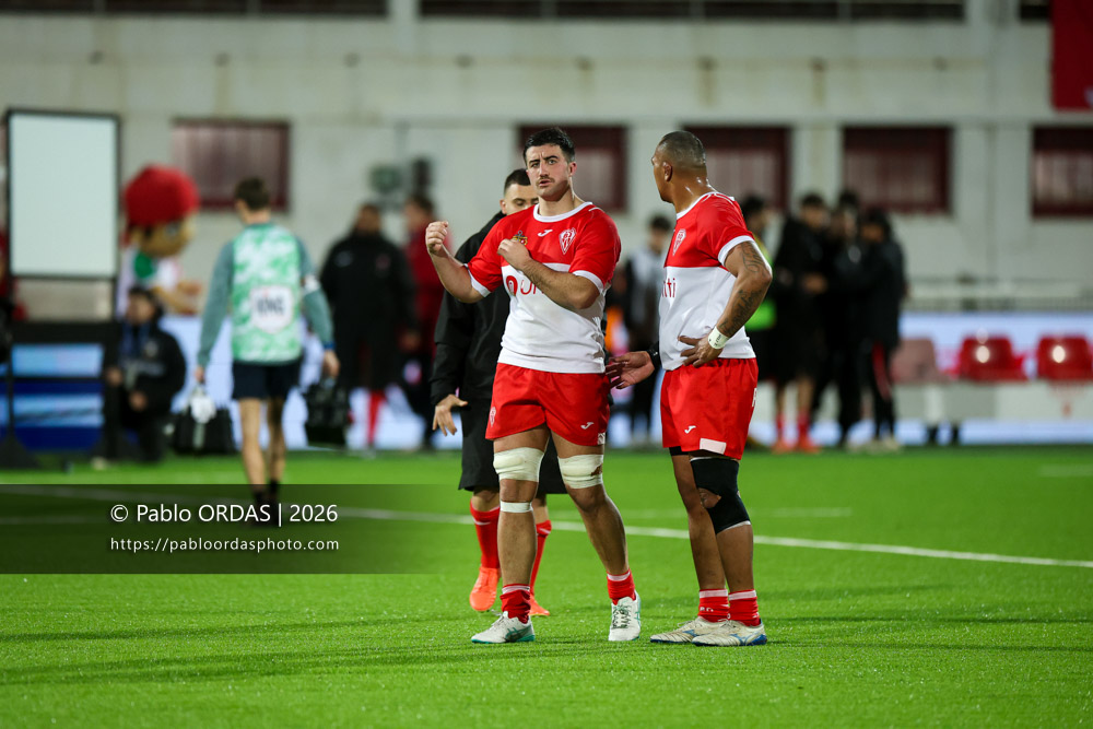 Aitor Hourcade, lors du match de Pro D2 entre le Biarritz olympique et Grenoble, le 30 janvier 2026 au stade Aguiléra de Biarritz, France (Photo Pablo ORDAS)