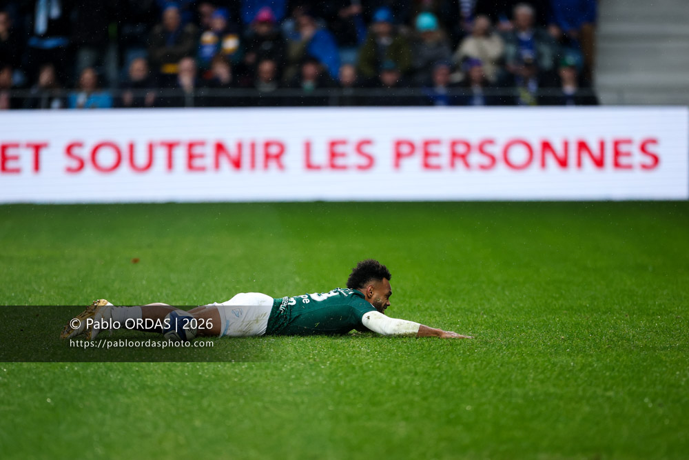 Sireli Maqala, lors du match de Champions Cup entre l'Aviron bayonnais et le Leinster, le 17 janvier 2026 au stade Jean Dauger de Bayonne, France (Photo Pablo ORDAS)