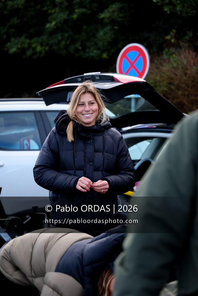Jade Magnien, pendant la session du 23 janvier 2026 à Guéthary, France (Photo Pablo ORDAS)