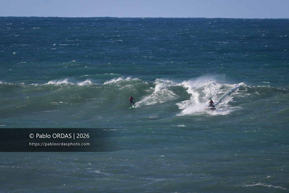 Raoul Torre, pendant la session du 23 janvier 2026 à Guéthary, France (Photo Pablo ORDAS)