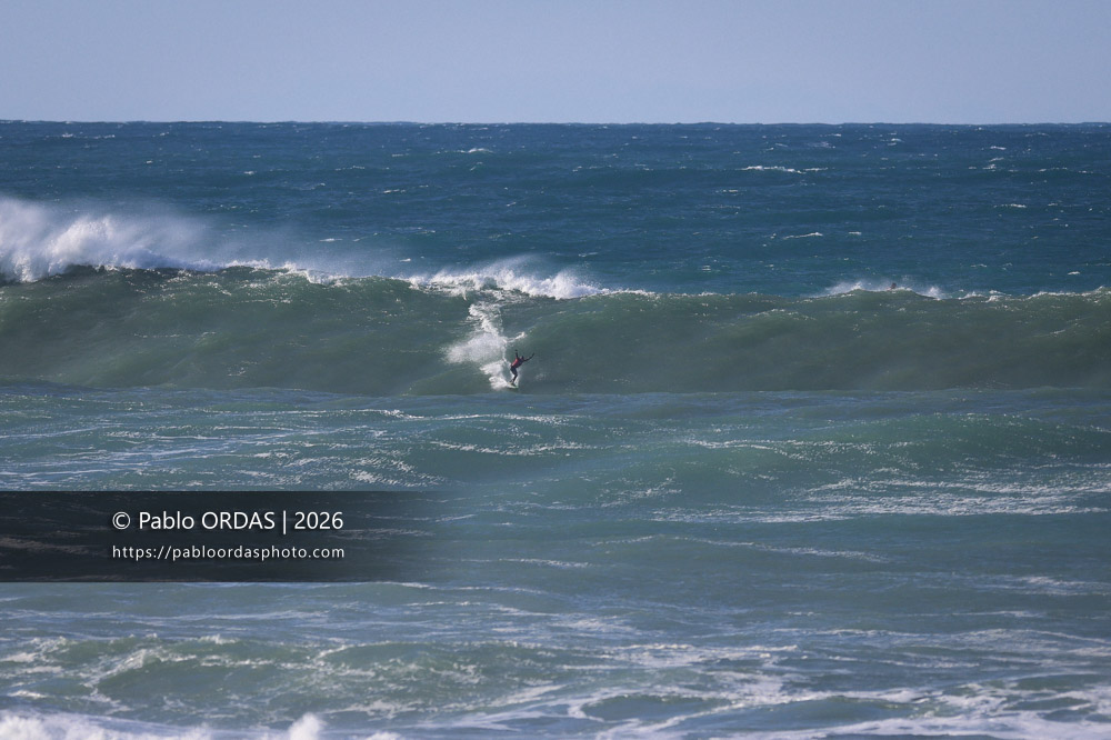 Raoul Torre, pendant la session du 23 janvier 2026 à Guéthary, France (Photo Pablo ORDAS)