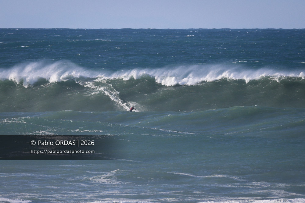 Raoul Torre, pendant la session du 23 janvier 2026 à Guéthary, France (Photo Pablo ORDAS)