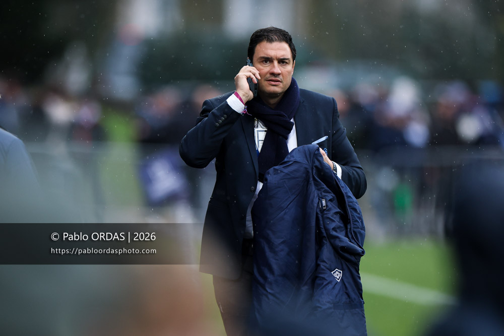 Matthias Rolland, lors du match de Top 14 entre l'Aviron bayonnais et le Castres olympique, le 24 janvier 2026 au stade Jean Dauger de Bayonne, France (Photo Pablo ORDAS)
