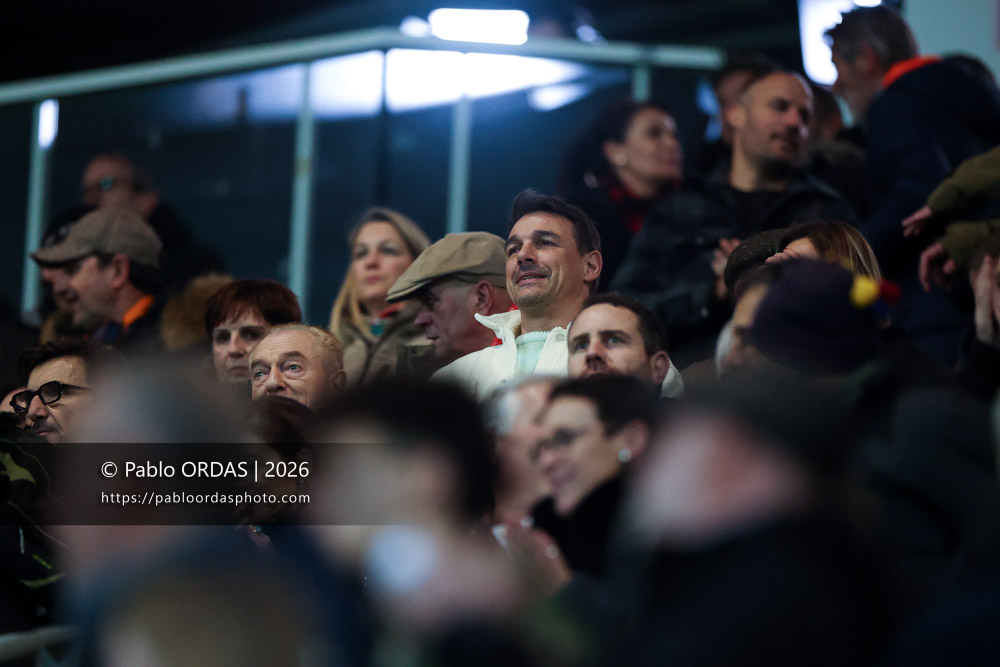 Nicolas Brusque, lors du match de Pro D2 entre le Biarritz olympique et Grenoble, le 30 janvier 2026 au stade Aguiléra de Biarritz, France (Photo Pablo ORDAS)
