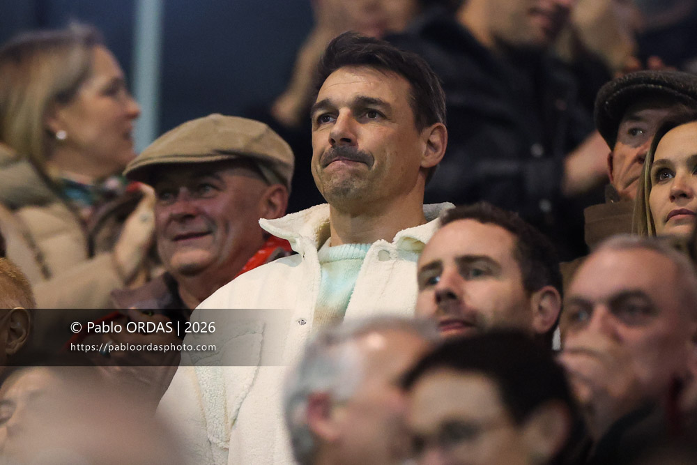 Nicolas Brusque, lors du match de Pro D2 entre le Biarritz olympique et Grenoble, le 30 janvier 2026 au stade Aguiléra de Biarritz, France (Photo Pablo ORDAS)