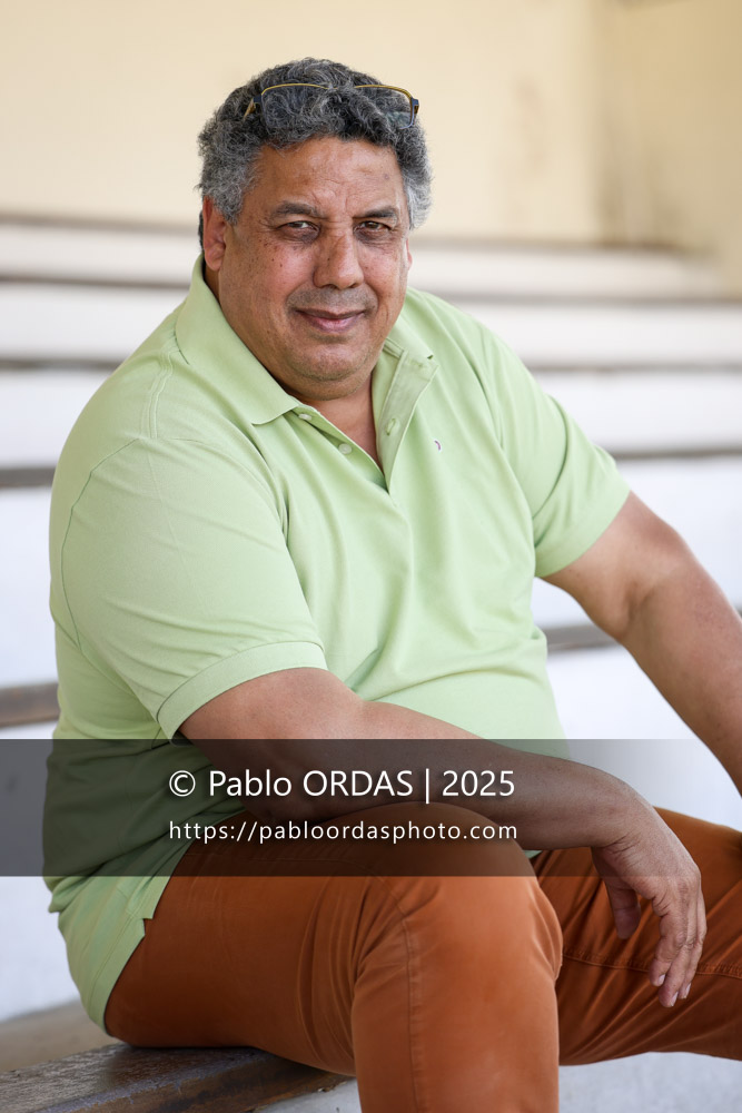 Portrait de Serge Blanco, le 29 avril 2025, à Biarritz, FRANCE (Photo Pablo ORDAS)