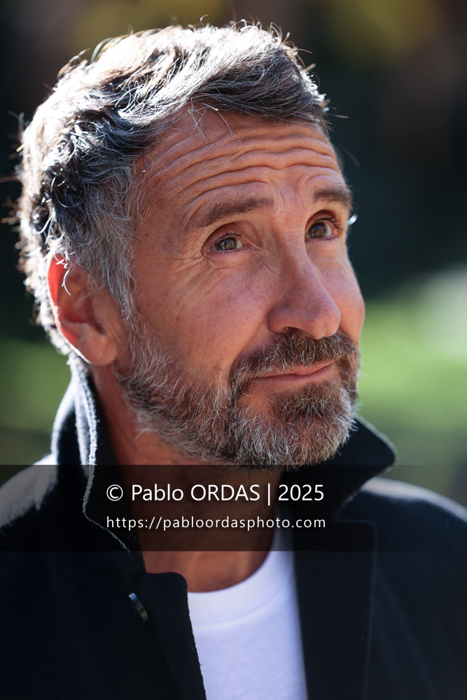 Portrait de Vincent Etcheto, le 26 février 2025 à Bayonne, France (Photo Pablo ORDAS)
