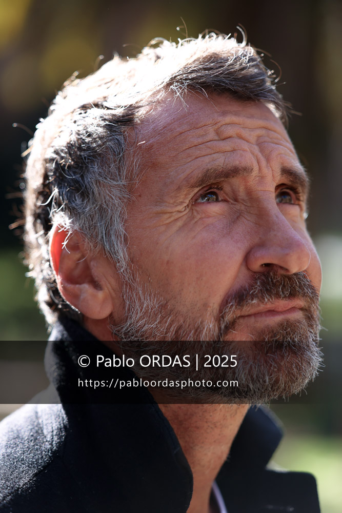 Portrait de Vincent Etcheto, le 26 février 2025 à Bayonne, France (Photo Pablo ORDAS)