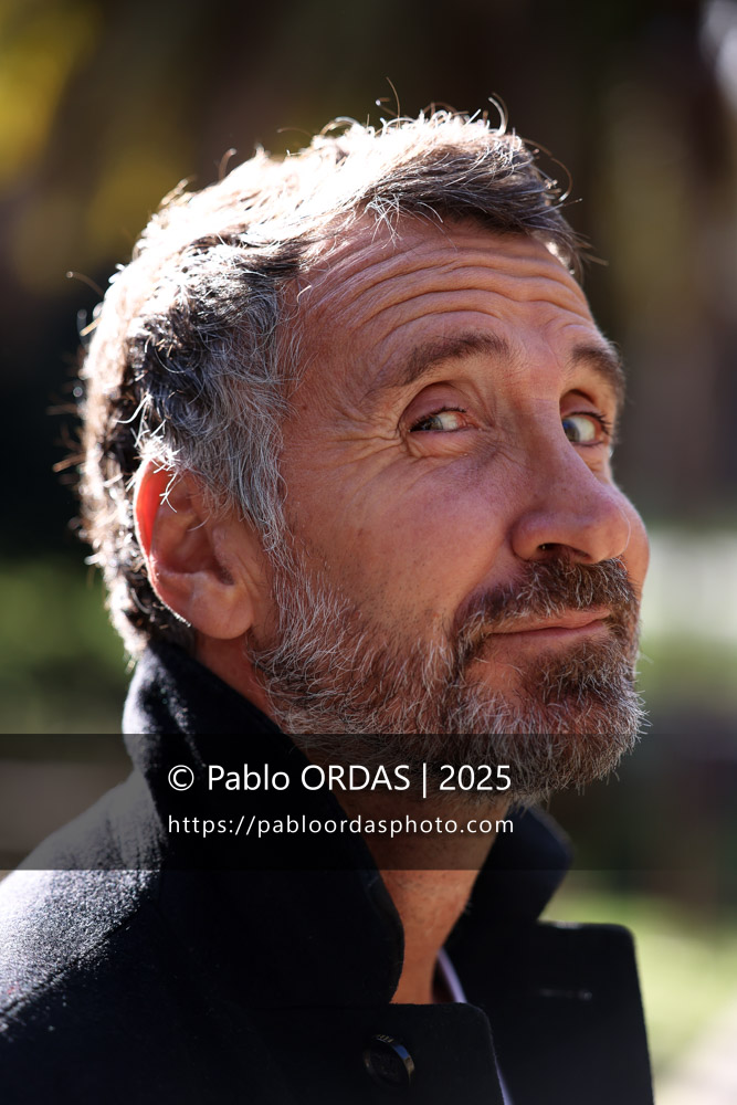 Portrait de Vincent Etcheto, le 26 février 2025 à Bayonne, France (Photo Pablo ORDAS)
