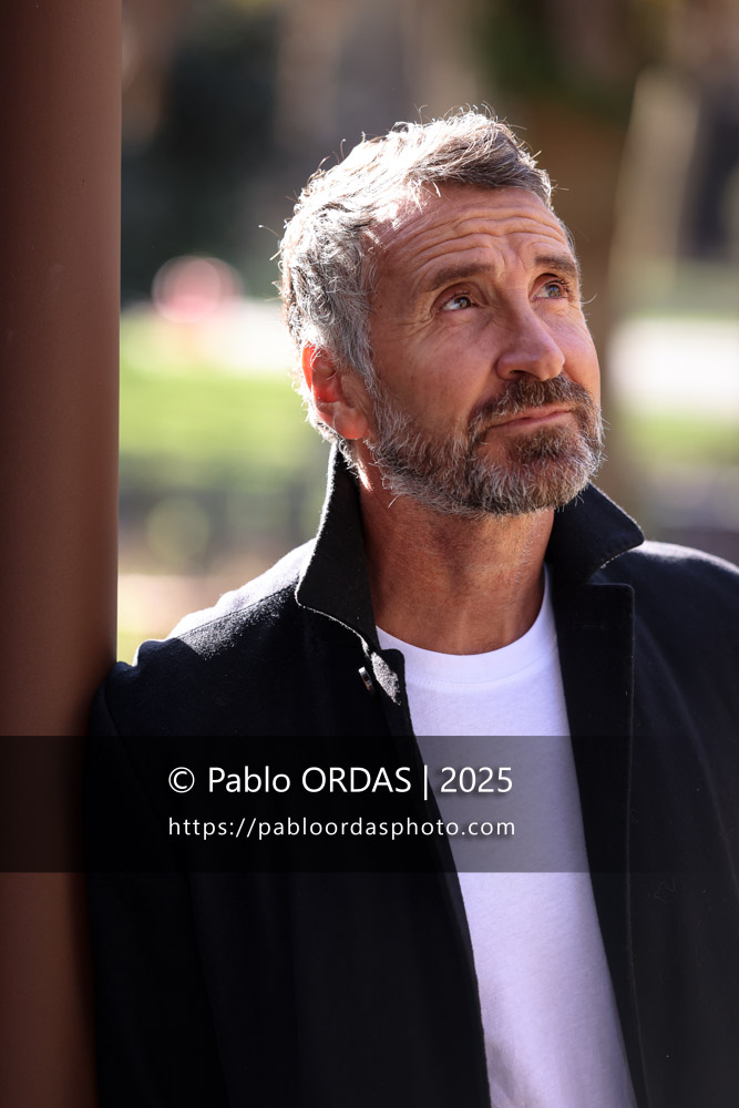 Portrait de Vincent Etcheto, le 26 février 2025 à Bayonne, France (Photo Pablo ORDAS)