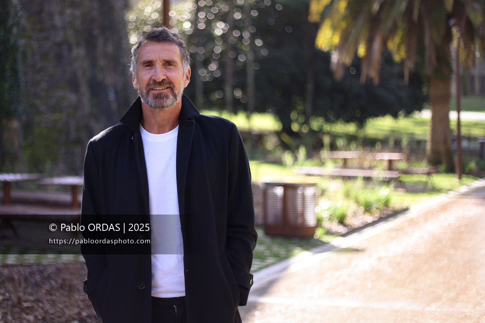 Portrait de Vincent Etcheto, le 26 février 2025 à Bayonne, France (Photo Pablo ORDAS)