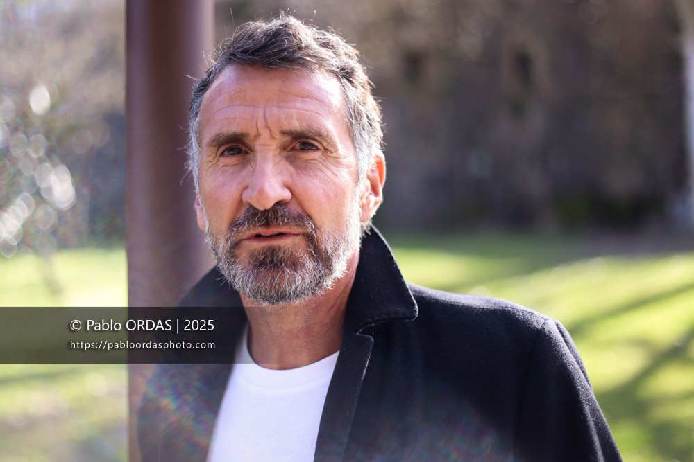 Portrait de Vincent Etcheto, le 26 février 2025 à Bayonne, France (Photo Pablo ORDAS)
