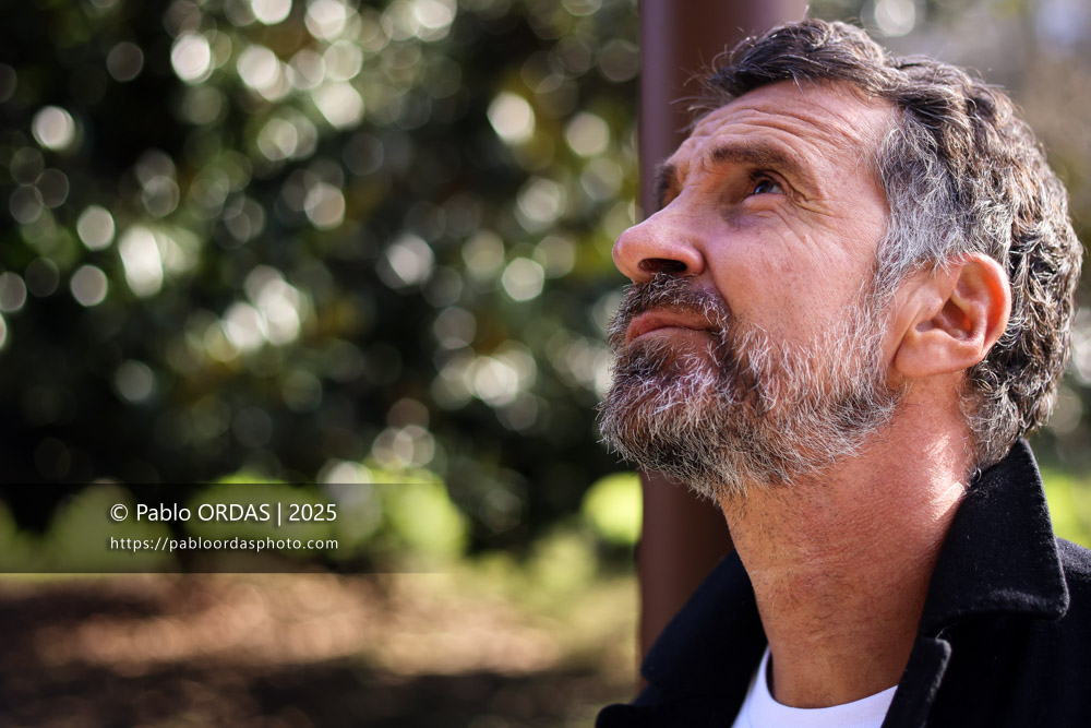 Portrait de Vincent Etcheto, le 26 février 2025 à Bayonne, France (Photo Pablo ORDAS)