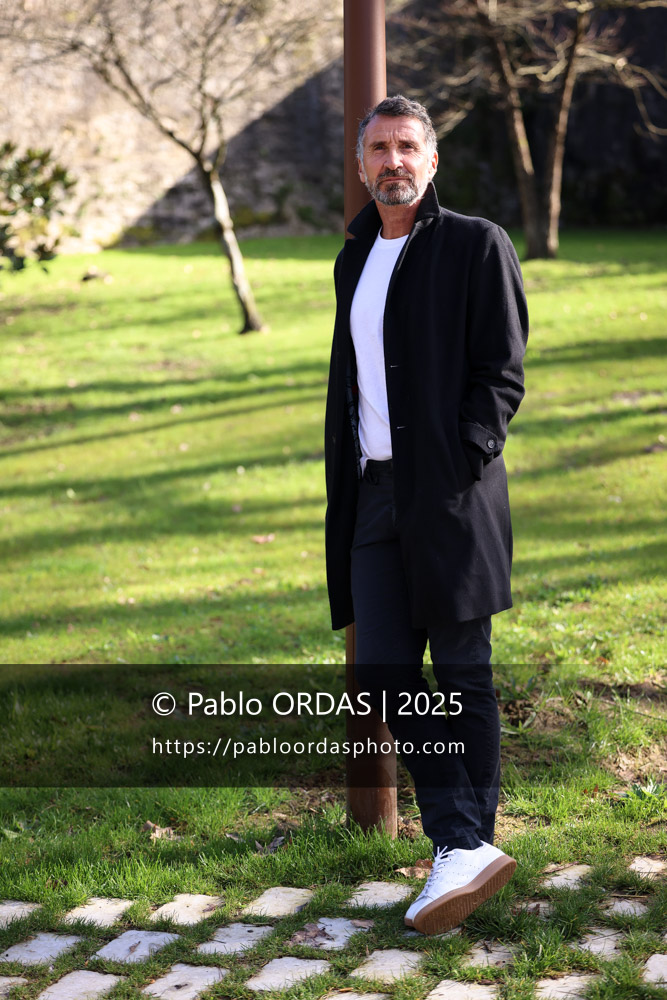 Portrait de Vincent Etcheto, le 26 février 2025 à Bayonne, France (Photo Pablo ORDAS)
