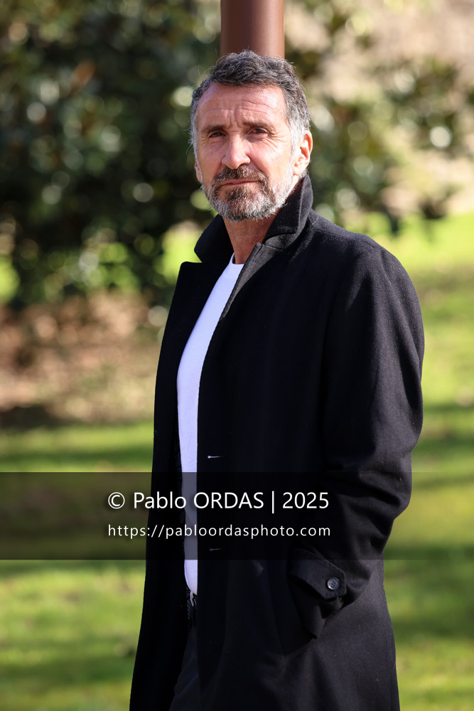 Portrait de Vincent Etcheto, le 26 février 2025 à Bayonne, France (Photo Pablo ORDAS)