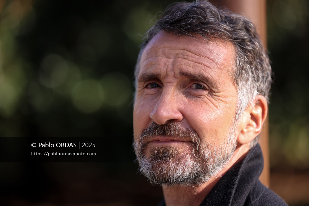 Portrait de Vincent Etcheto, le 26 février 2025 à Bayonne, France (Photo Pablo ORDAS)