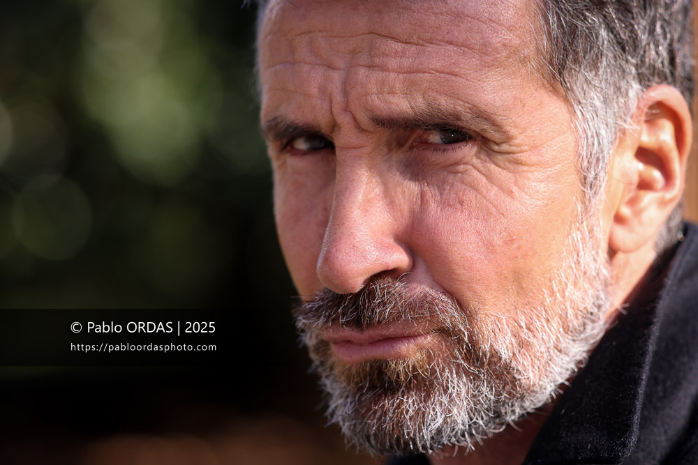Portrait de Vincent Etcheto, le 26 février 2025 à Bayonne, France (Photo Pablo ORDAS)