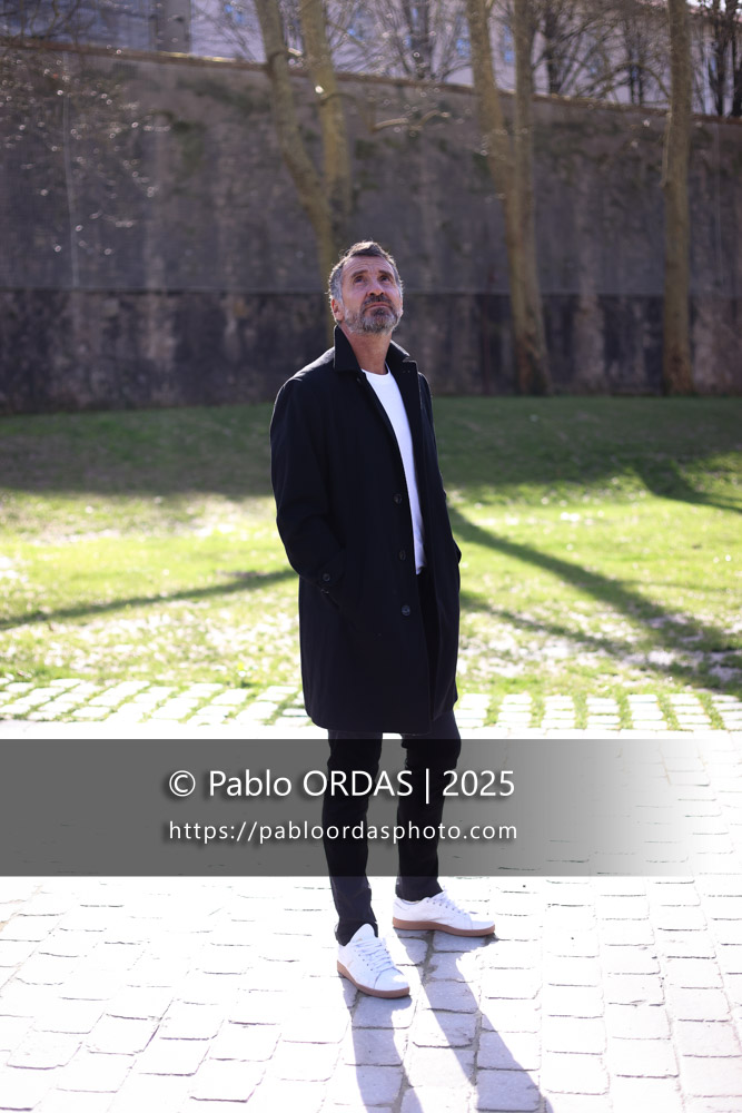 Portrait de Vincent Etcheto, le 26 février 2025 à Bayonne, France (Photo Pablo ORDAS)