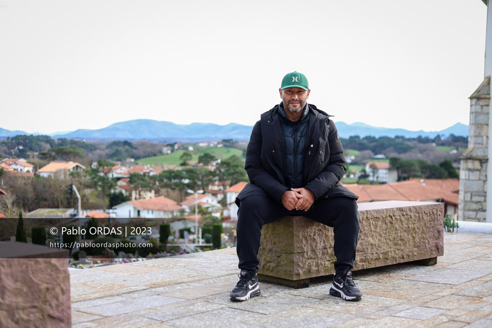 Portrait du directeur de la performance du XV de France, Thibault Giroud, le 14 janvier 2023 à Bidart, France (Photo Pablo ORDAS)