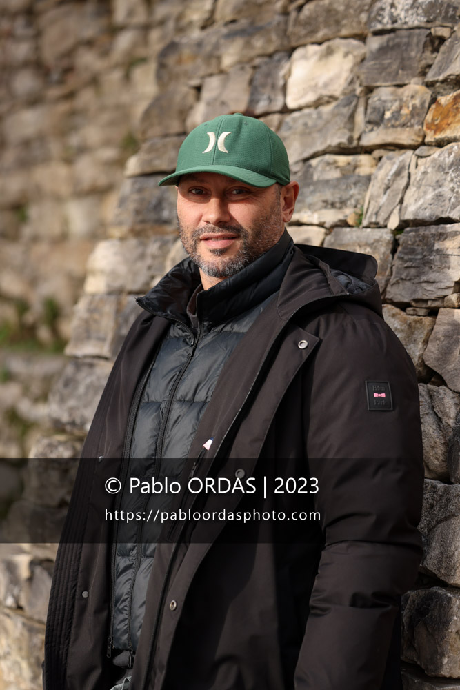Portrait du directeur de la performance du XV de France, Thibault Giroud, le 14 janvier 2023 à Bidart, France (Photo Pablo ORDAS)