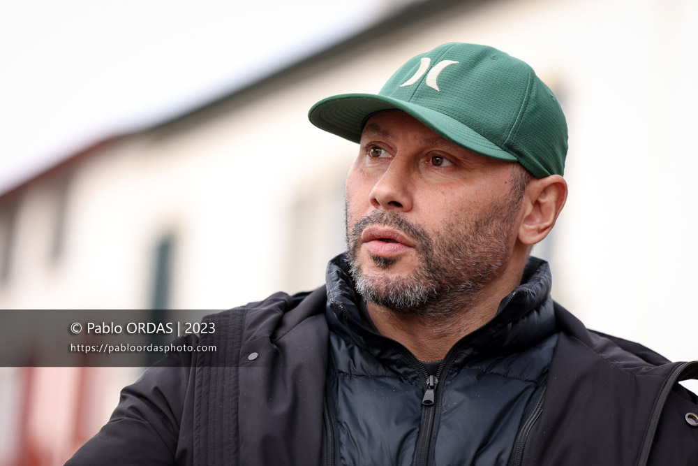 Portrait du directeur de la performance du XV de France, Thibault Giroud, le 14 janvier 2023 à Bidart, France (Photo Pablo ORDAS)