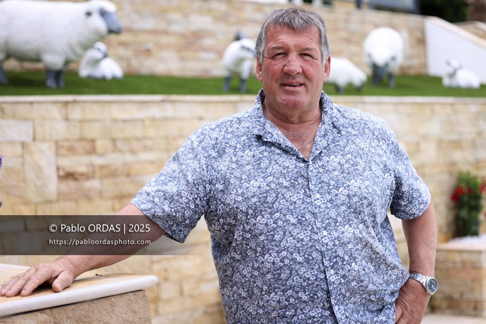Portrait de l'ancien joueur Pascal Ondarts, le 26 mai 2025 à Anglet, France (Photo Pablo ORDAS)