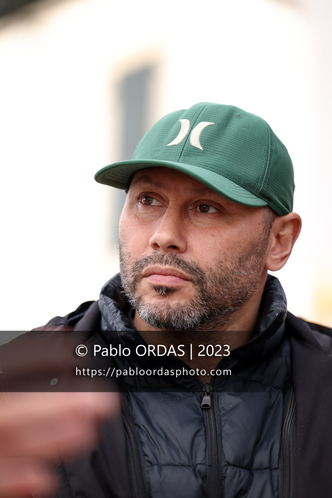 Portrait du directeur de la performance du XV de France, Thibault Giroud, le 14 janvier 2023 à Bidart, France (Photo Pablo ORDAS)