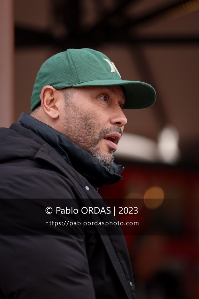 Portrait du directeur de la performance du XV de France, Thibault Giroud, le 14 janvier 2023 à Bidart, France (Photo Pablo ORDAS)