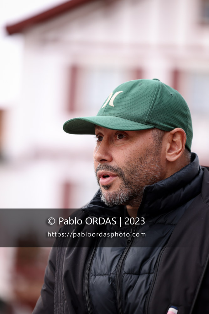 Portrait du directeur de la performance du XV de France, Thibault Giroud, le 14 janvier 2023 à Bidart, France (Photo Pablo ORDAS)