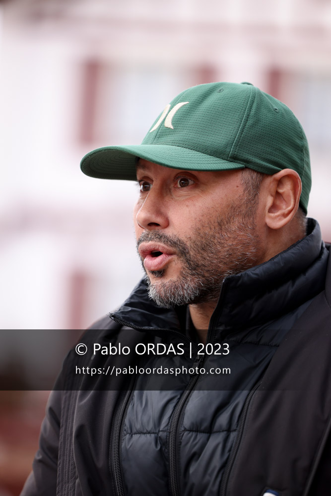 Portrait du directeur de la performance du XV de France, Thibault Giroud, le 14 janvier 2023 à Bidart, France (Photo Pablo ORDAS)