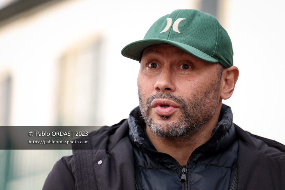 Portrait du directeur de la performance du XV de France, Thibault Giroud, le 14 janvier 2023 à Bidart, France (Photo Pablo ORDAS)