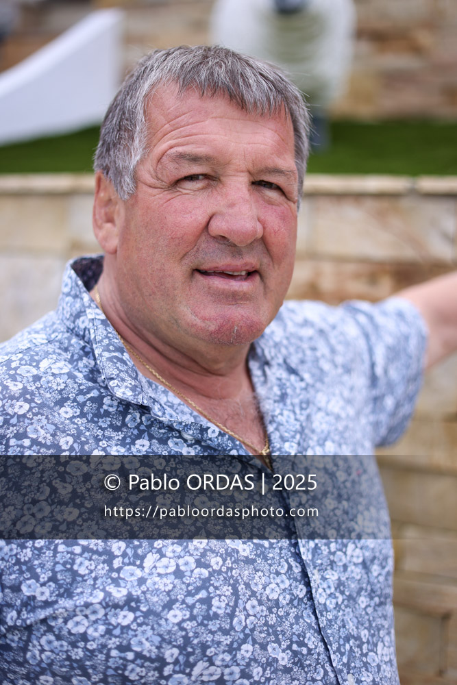 Portrait de l'ancien joueur Pascal Ondarts, le 26 janvier 2026 à Bayonne, France (Photo Pablo ORDAS)