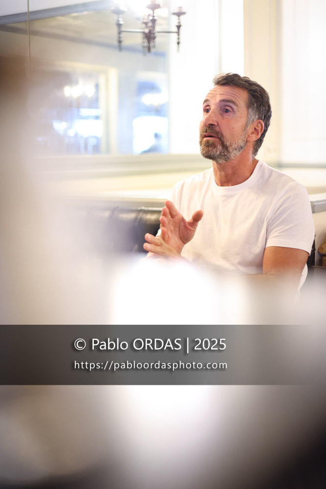 Portrait de Vincent Etcheto, le 26 février 2025 à Bayonne, France (Photo Pablo ORDAS)