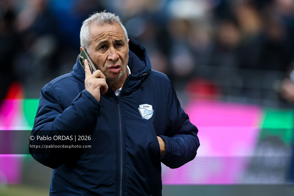 Philippe Tayeb, lors du match de Top 14 entre l'Aviron bayonnais et le Racing 92, le 14 février 2026 au stade Jean Dauger de Bayonne, France (Photo Pablo ORDAS)