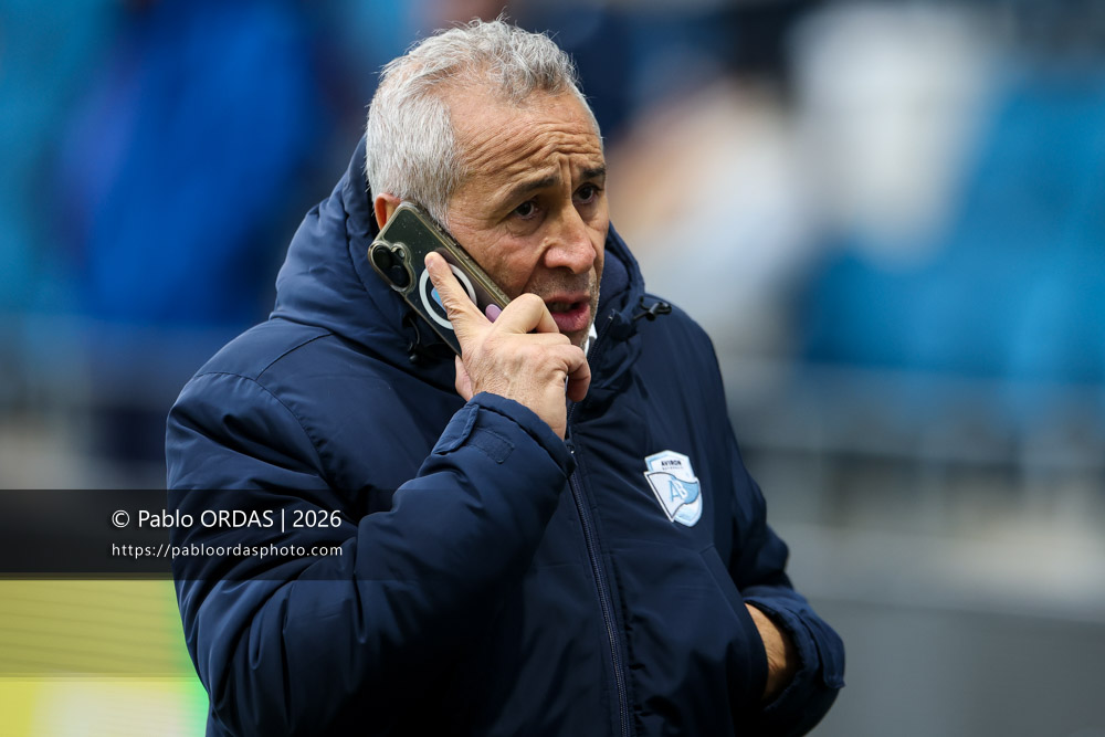 Philippe Tayeb, lors du match de Top 14 entre l'Aviron bayonnais et le Racing 92, le 14 février 2026 au stade Jean Dauger de Bayonne, France (Photo Pablo ORDAS)