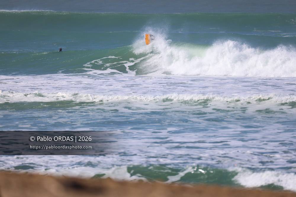 Thibaud Bergé, pendant la session du 23 février 2026 à Anglet, France (Photo Pablo ORDAS)