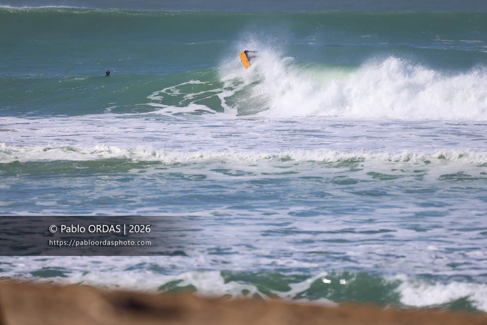Thibaud Bergé, pendant la session du 23 février 2026 à Anglet, France (Photo Pablo ORDAS)