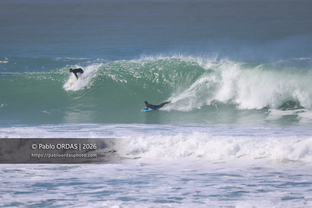 Léo Laudouard, pendant la session du 23 février 2026 à Anglet, France (Photo Pablo ORDAS)
