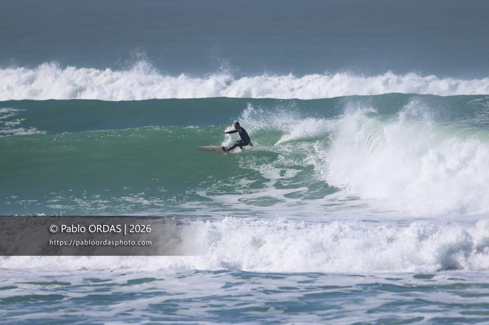 Romain Lacoste, pendant la session du 23 février 2026 à Anglet, France (Photo Pablo ORDAS)