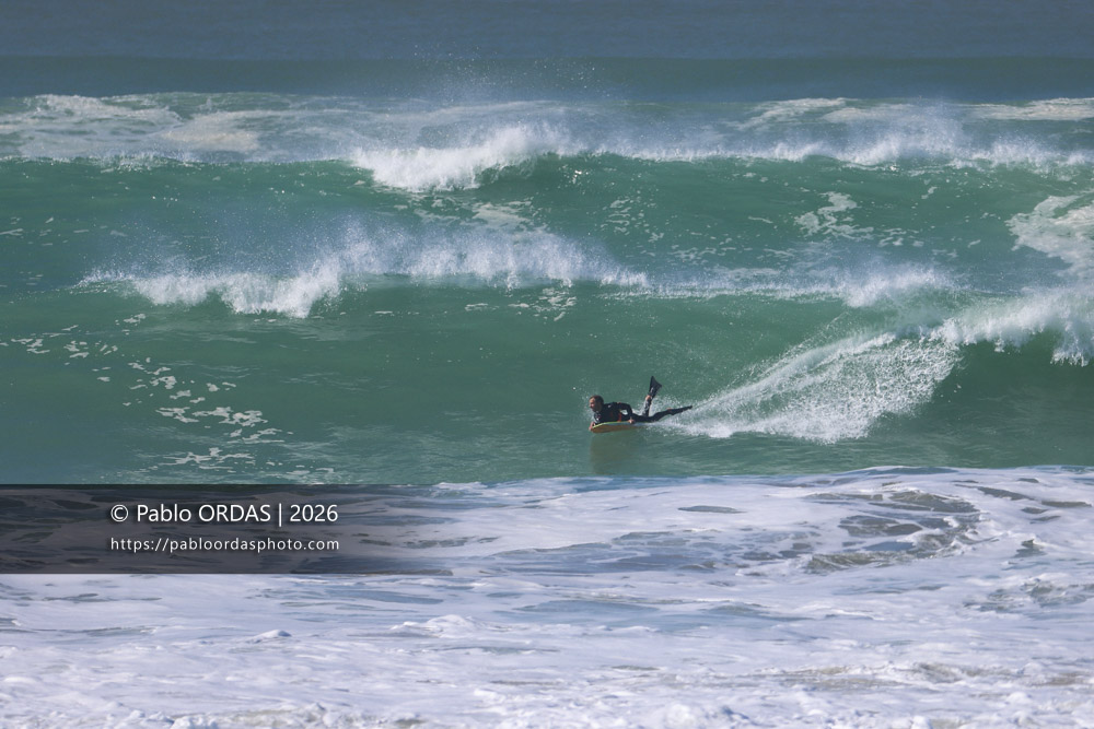 Thibaud Bergé, pendant la session du 23 février 2026 à Anglet, France (Photo Pablo ORDAS)
