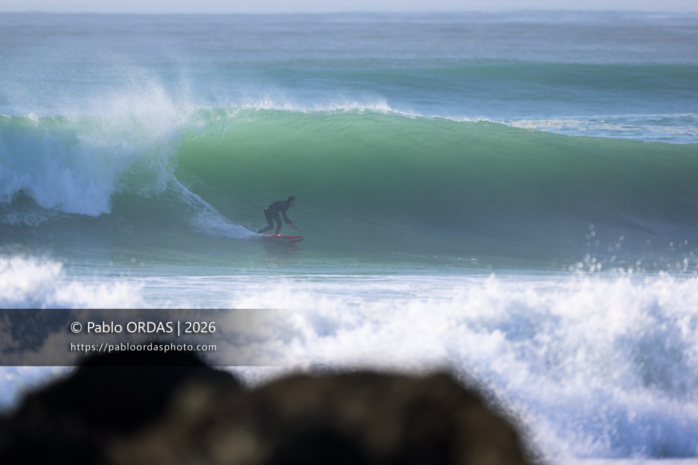 Mikel Moraiz, pendant la session du 23 février 2026 à Anglet, France (Photo Pablo ORDAS)