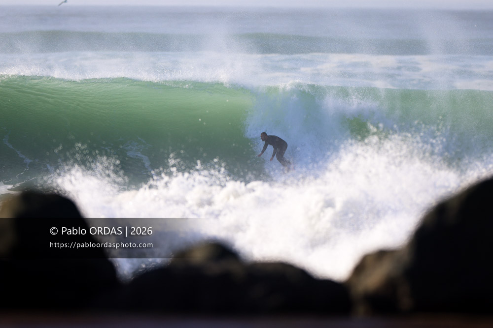 Thomas Bady, pendant la session du 23 février 2026 à Anglet, France (Photo Pablo ORDAS)