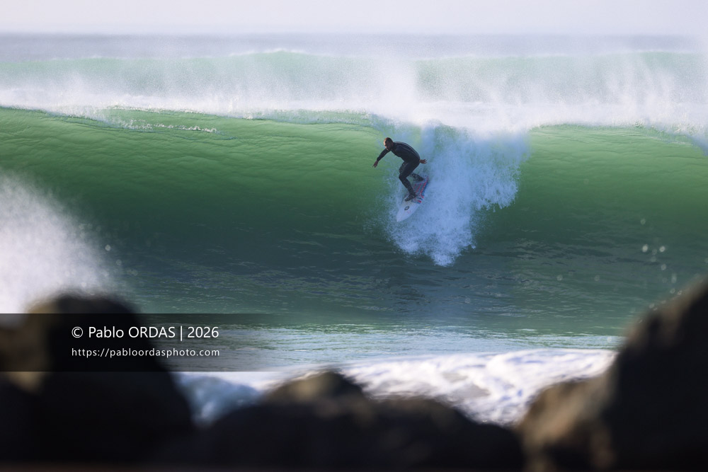 Thomas Bady, pendant la session du 23 février 2026 à Anglet, France (Photo Pablo ORDAS)